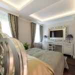 Interior of a specious luxury bedroom